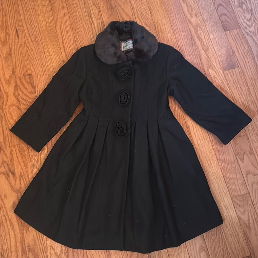 Rothschild size 4 beautiful girls wool coat
